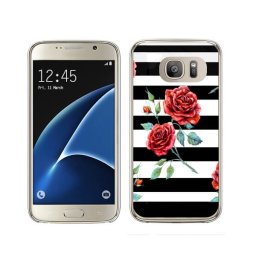 PROTEMIO MY ART kryt Samsung Galaxy S7 Edge BLACK - WHITE (034) (034)