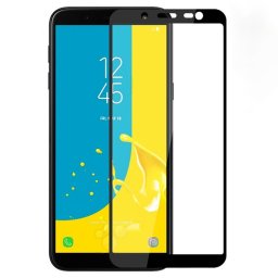 3D Edzett üveg Samsung Galaxy J6 Plus (J610) fekete