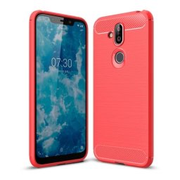 FLEXI TPU borító Nokia 7.1 Plus / X7 piros