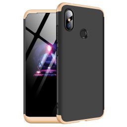 360° védőburkolat Xiaomi Redmi Note 6 Pro fekete (arany)