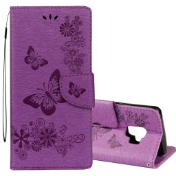 ART Wallet tok Samsung Galaxy S9 Butterfly lila
