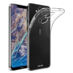 Szilikon tok Nokia 7.1 Plus / X7 átlátszó