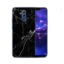 PROTEMIO MY ART Védőburkolat Huawei Mate 20 Lite BLACK MARBLE (142)