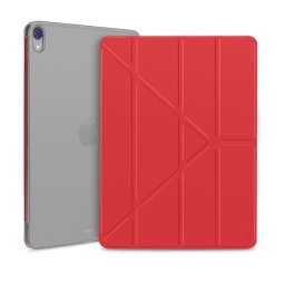 LEATHER Flip tok Apple iPad Pro 12.9 (2018) piros