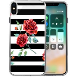 PROTEMIO MY ART Védőburkolat Apple iPhone XS Max BLACK WHITE (034)