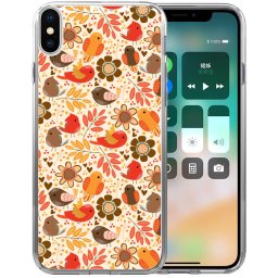 PROTEMIO MY ART Védőburkolat Apple iPhone XS Max BIRD S (004)