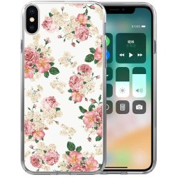 PROTEMIO MY ART Védőburkolat Apple iPhone XS Max PINK ROSES (016)