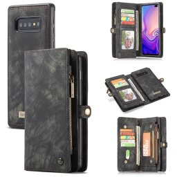 WALLET tok pénztárcával 2 az 1-ben Samsung Galaxy S10 fekete