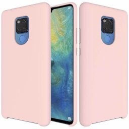 RUBBER Szilikon tok Huawei Mate 20 pinkhez