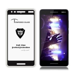 3D Edzett üveg Nokia 2.1 fekete