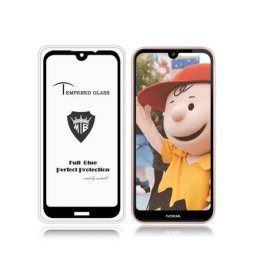 3D Edzett üveg Nokia 4.2 fekete