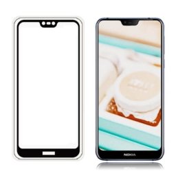 3D edzett üveg Nokia 7.1 fekete