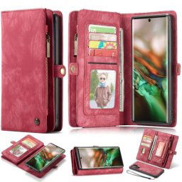 WALLET Tok pénztárcával 2 az 1-ben Samsung Galaxy Note 10+ piros