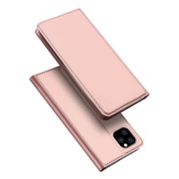 DUX Wallet tok Apple iPhone 11 Pro Max rózsaszín