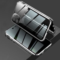 Mágneses borító 360 Apple iPhone 11 Pro ezüst