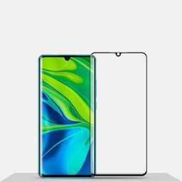 3D edzett üveg Xiaomi Mi Note 10 / Note 10 Pro fekete
