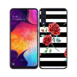 PROTEMIO MY ART Védőburkolat Samsung Galaxy A50 BLACK WHITE (034)