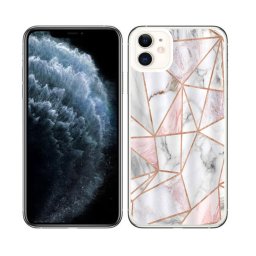 PROTEMIO MY ART Védőtok Apple iPhone 11 PINK MARBLE (143)