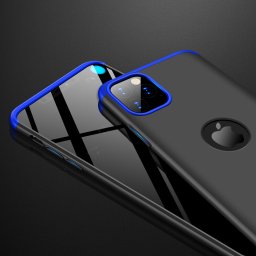 360° védőburkolat iPhone 11 Pro fekete-kék színben