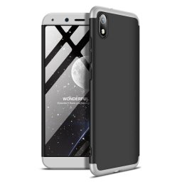 360° védőburkolat Xiaomi Redmi 7A fekete-ezüst