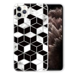 GEOMETRIC ART TPU védőburkolat Apple iPhone 11 Pro Max MARBLE CUBE készülékhez