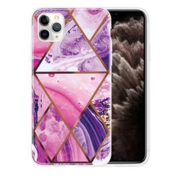 GEOMETRIC ART TPU védőburkolat Apple iPhone 11 Pro Max MARBLE PURPLE