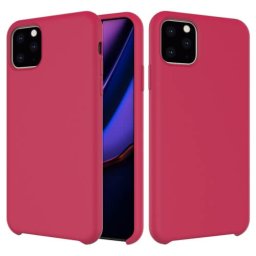 RUBBER Apple iPhone 11 Pro Max ciklámen gumi borítás