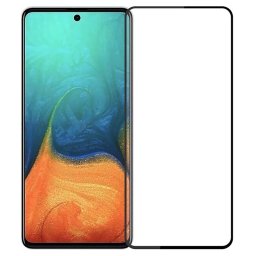 3D Edzett üveg Samsung Galaxy A71 fekete