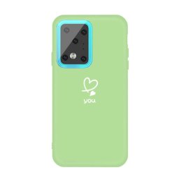 Aranyos szilikon borítás Samsung Galaxy S20 Ultra zöld