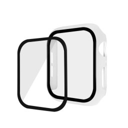 ENKAY tok edzett üveggel Apple Watch 6 / SE / 5 / 4 (44mm) fehér