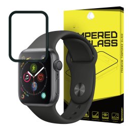 Edzett védőüveg Apple Watch 6 / SE / 5 / 4 (40mm) fekete