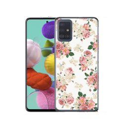 PROTEMIO MY ART Védőburkolat Samsung Galaxy A51 PINK ROSES (016)