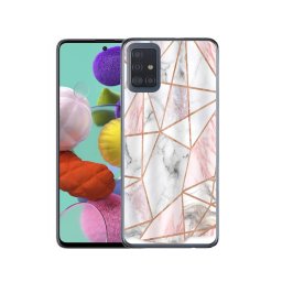 PROTEMIO MY ART Védőburkolat Samsung Galaxy A71 PINK MARBLE (143)