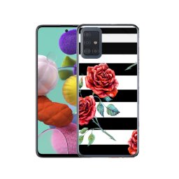 PROTEMIO MY ART Védőburkolat Samsung Galaxy A71 BLACK WHITE (034)