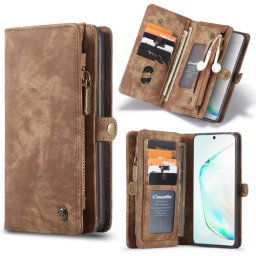 WALLET pénztárcával 2 az 1-ben Samsung Galaxy S20 barna