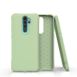 RUBBER Szilikon huzat Samsung Galaxy S10 Plus zöld
