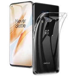 Szilikon borítás OnePlus 8 Pro átlátszó