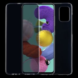 Samsung Galaxy A51 átlátszó kétoldalas borító