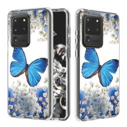 DUAL ART Védőburkolat Samsung Galaxy S20 Ultra BLUE BUTTERFLY