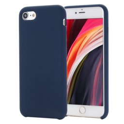 RUBBER Gumi borítás Apple iPhone SE 2022 / 2020 sötétkék