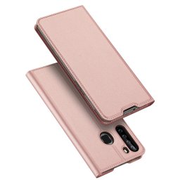 DUX Peňaženkový tok Samsung Galaxy A21 rózsaszín