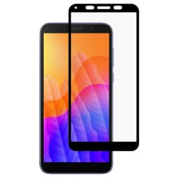 3D Edzett üveg Huawei Y5p fekete
