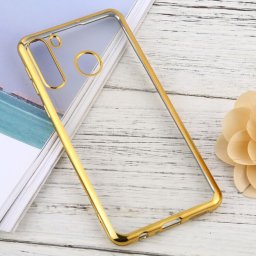 METALLIC Szilikon borítás Samsung Galaxy A21 arany