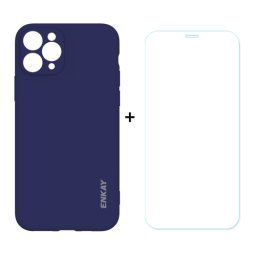ENKAY Case + edzett üveg Apple iPhone 11 Pro sötétkék