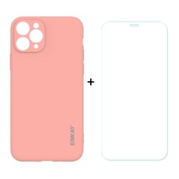 ENKAY tok + edzett üveg Apple iPhone 11 Pro narancssárga