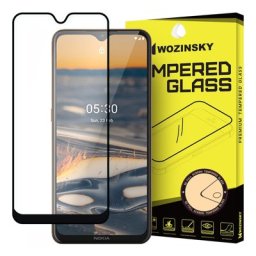 3D edzett üveg Nokia 5.3 fekete
