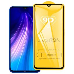 3D Edzett üveg Xiaomi Redmi Note 8T fekete