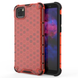 HONEYCOMB Védőburkolat Huawei Y5p piros