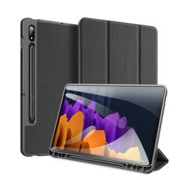 DUX DOMO Flip cover Samsung Galaxy Tab S8 / Tab S7 fekete
