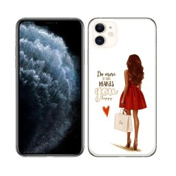 PROTEMIO MY ART Apple iPhone 11 RED DRESS védőtok (137)